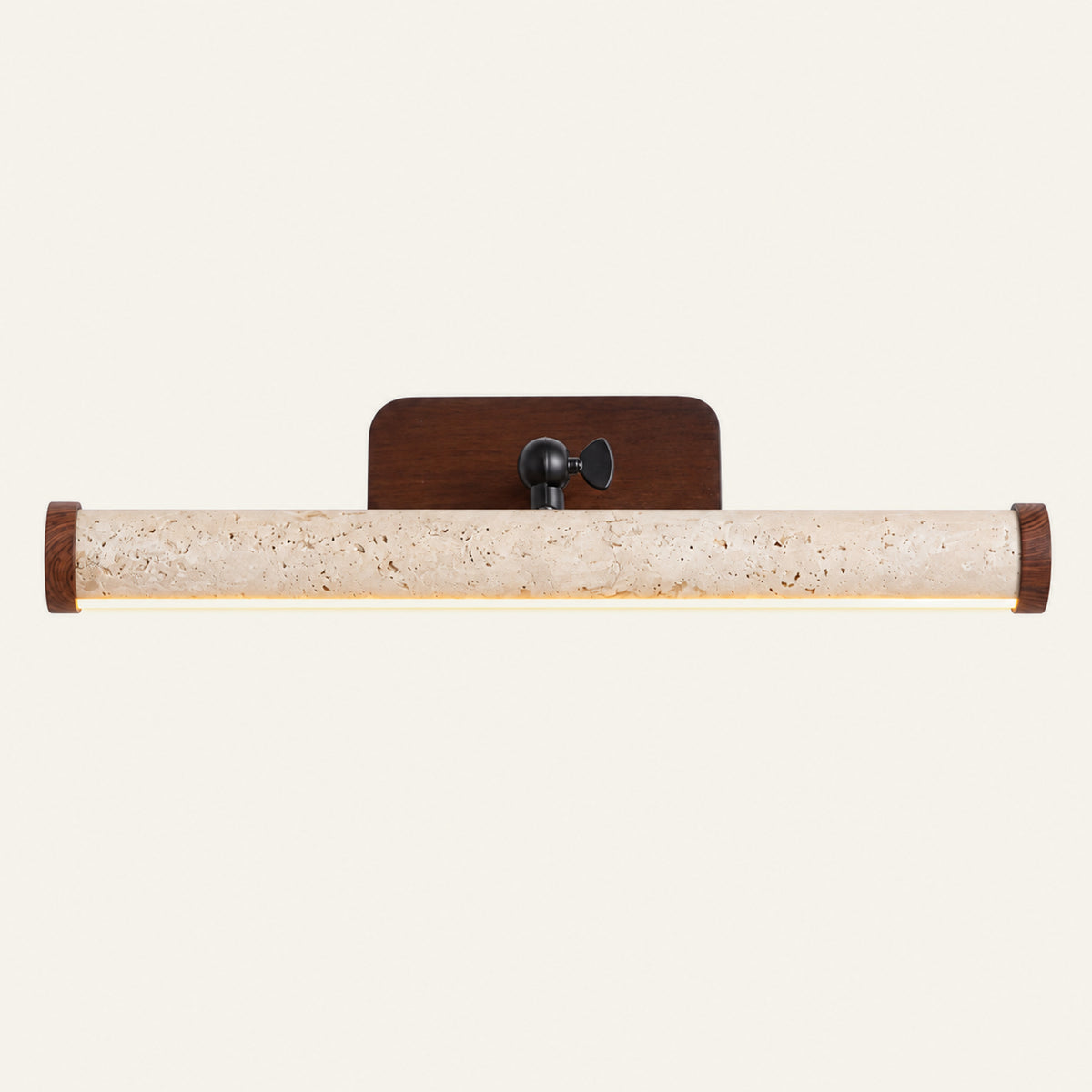 The Quadreria travertine wall light, L42cm