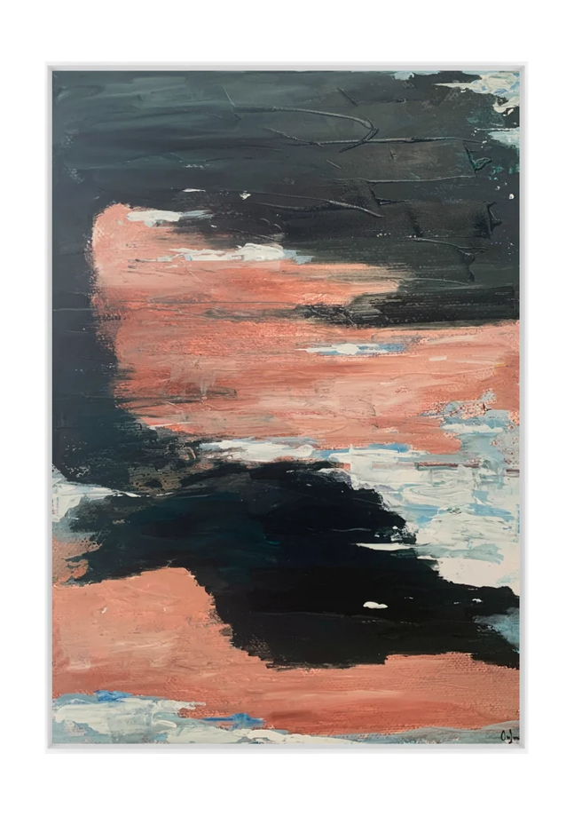 Savelletri canvas artwork — White