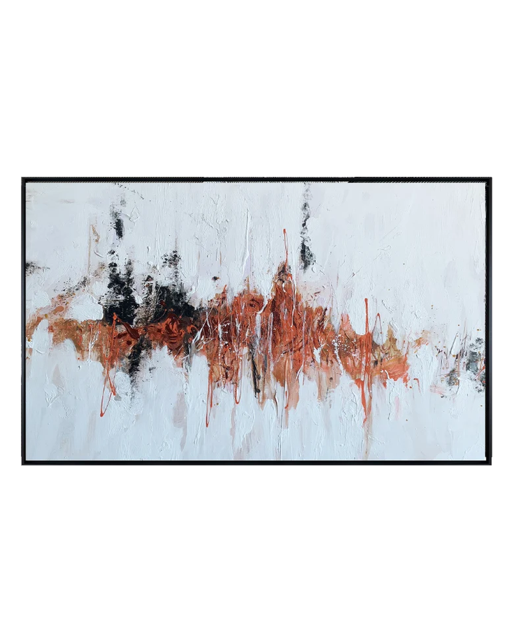 scorcio canvas artwork — Black