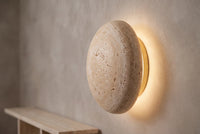 The Sole Travertine Wall Light