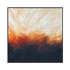 Sunset Sand Canvas Print Artwork in a black frame, front view