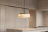 The Tamburo Alabaster Pendant Light, lifestyle close-up