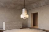 The Tazza Alabaster Pendant Light