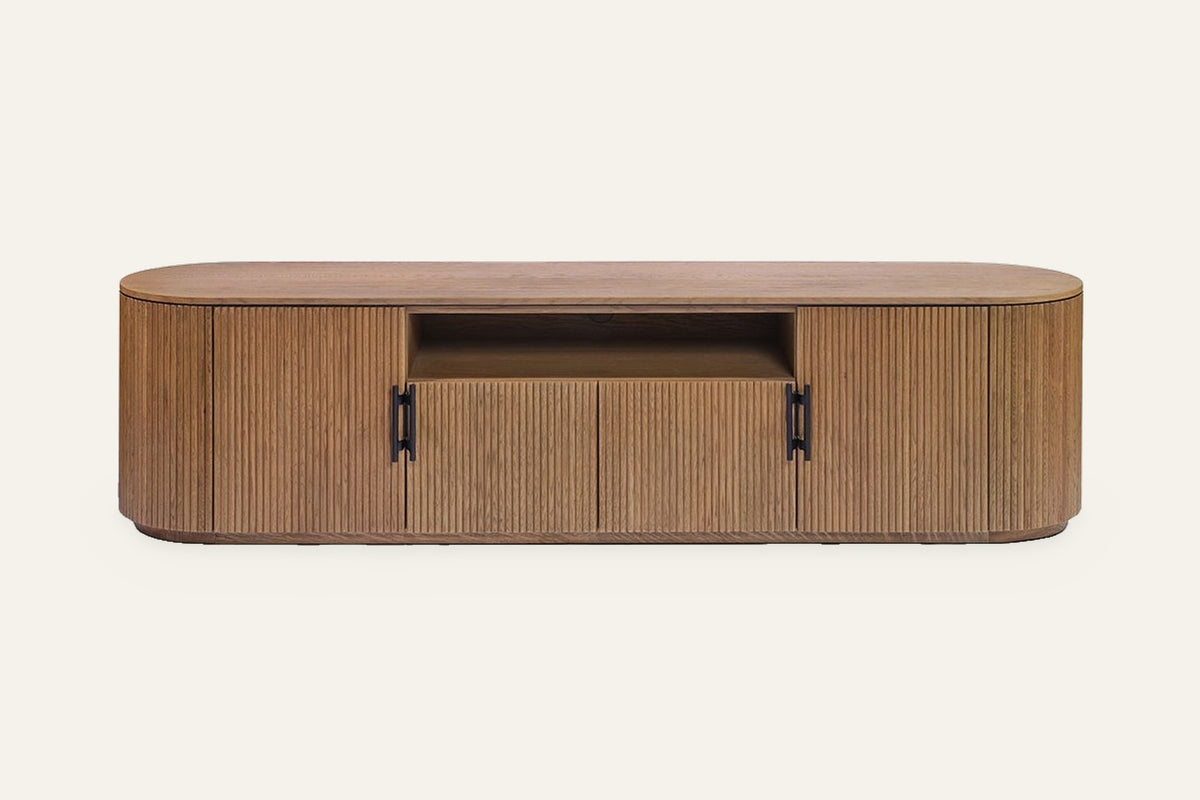 The Assisi Oval Sideboard, front view