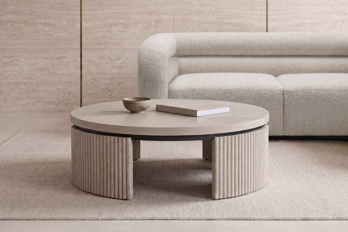 The Fiesole Coffee Table in a living room setting