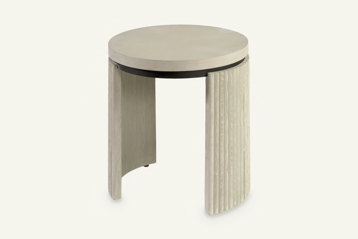The Fiesole Side Table, angled view