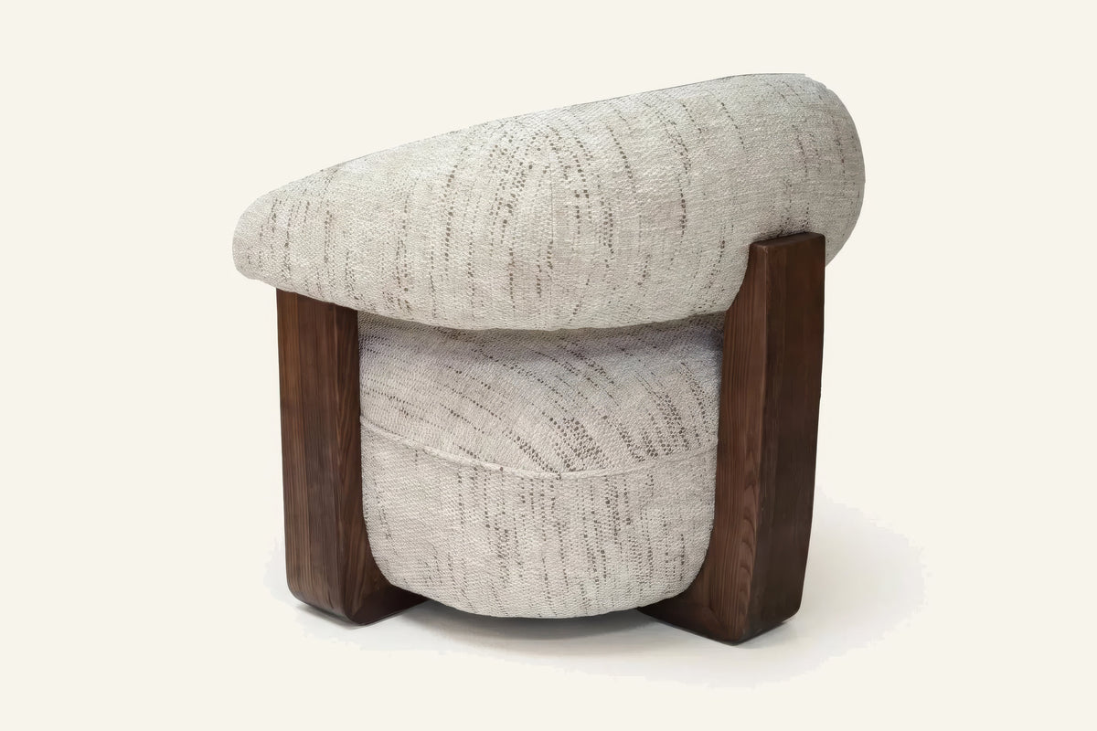 The Lerici Accent Chair, back angled view