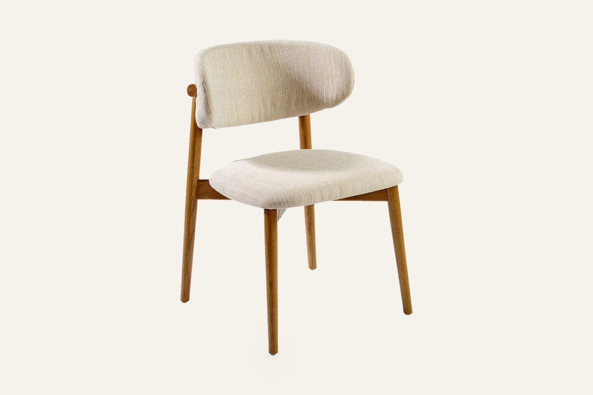 The Pienza Dining Chair, angled view