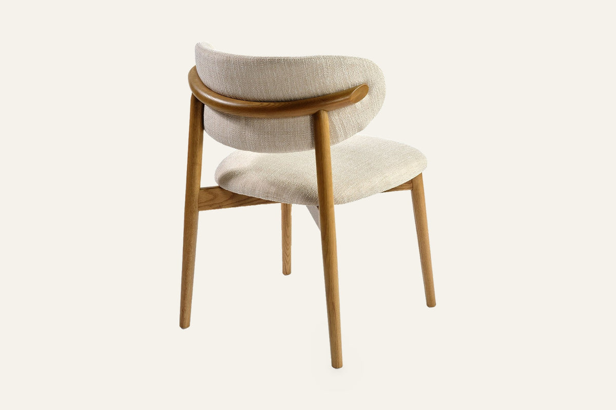 The Pienza Dining Chair, back view