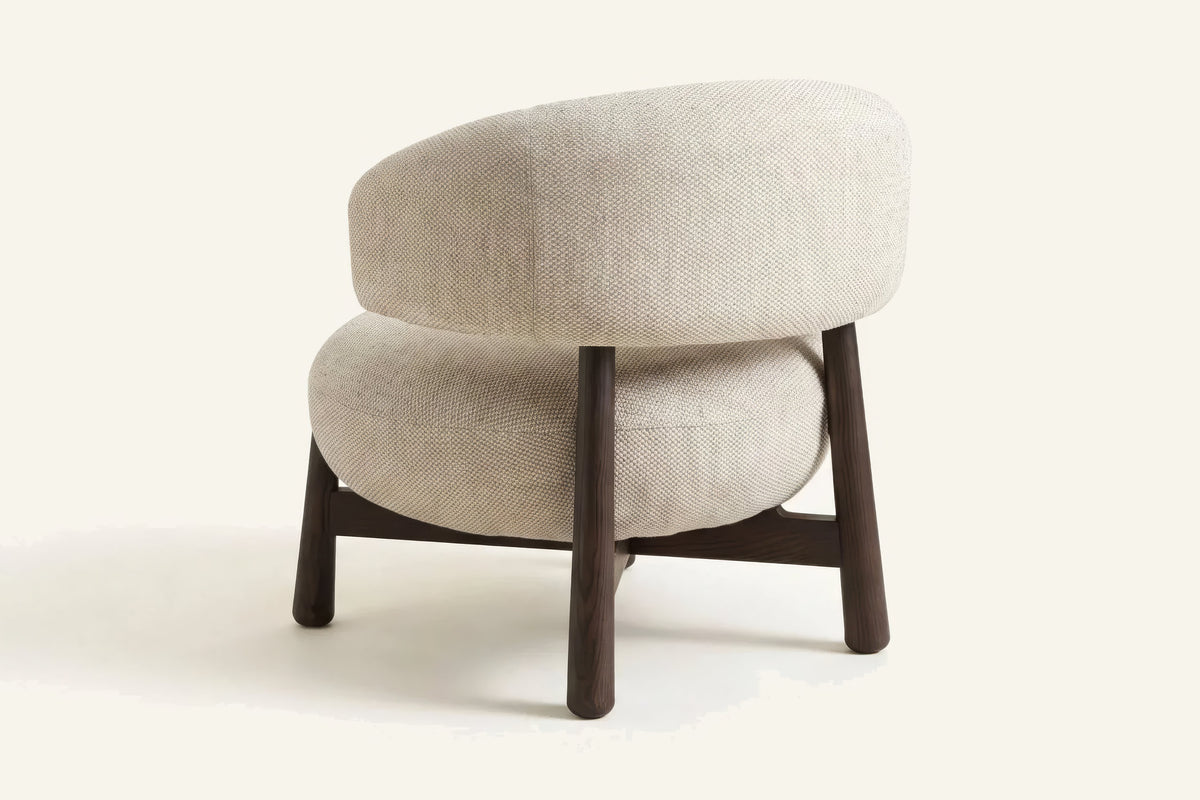 The Sorano Accent Chair, back angled view
