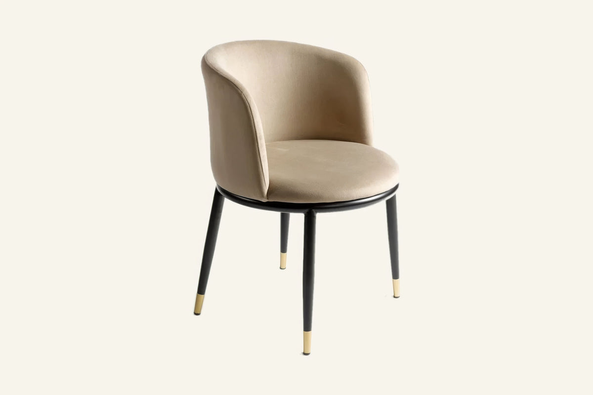 The Sovana Dining Chair, angled view