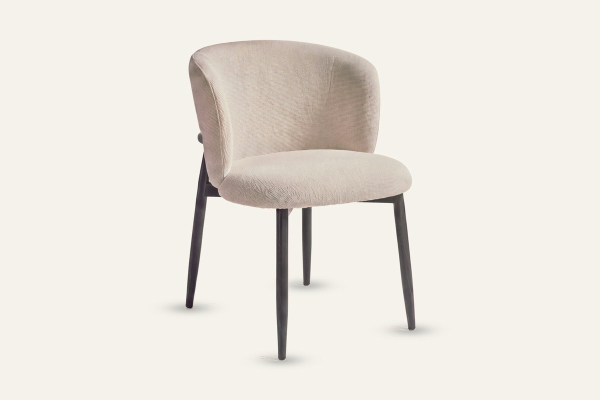 The Trevi Dining Chair, angled view