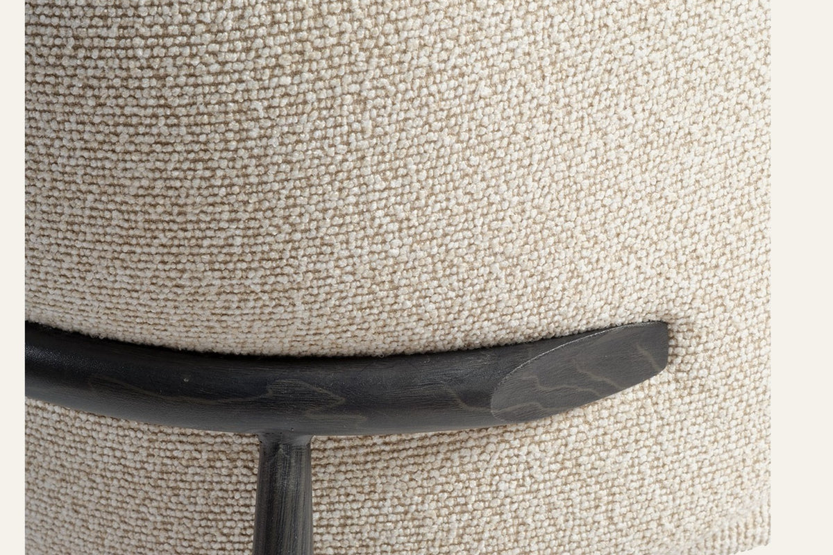 The Trevi Dining Chair, wraparound back detail