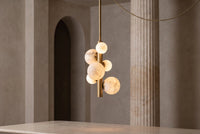 The Totem Alabaster Pendant Light