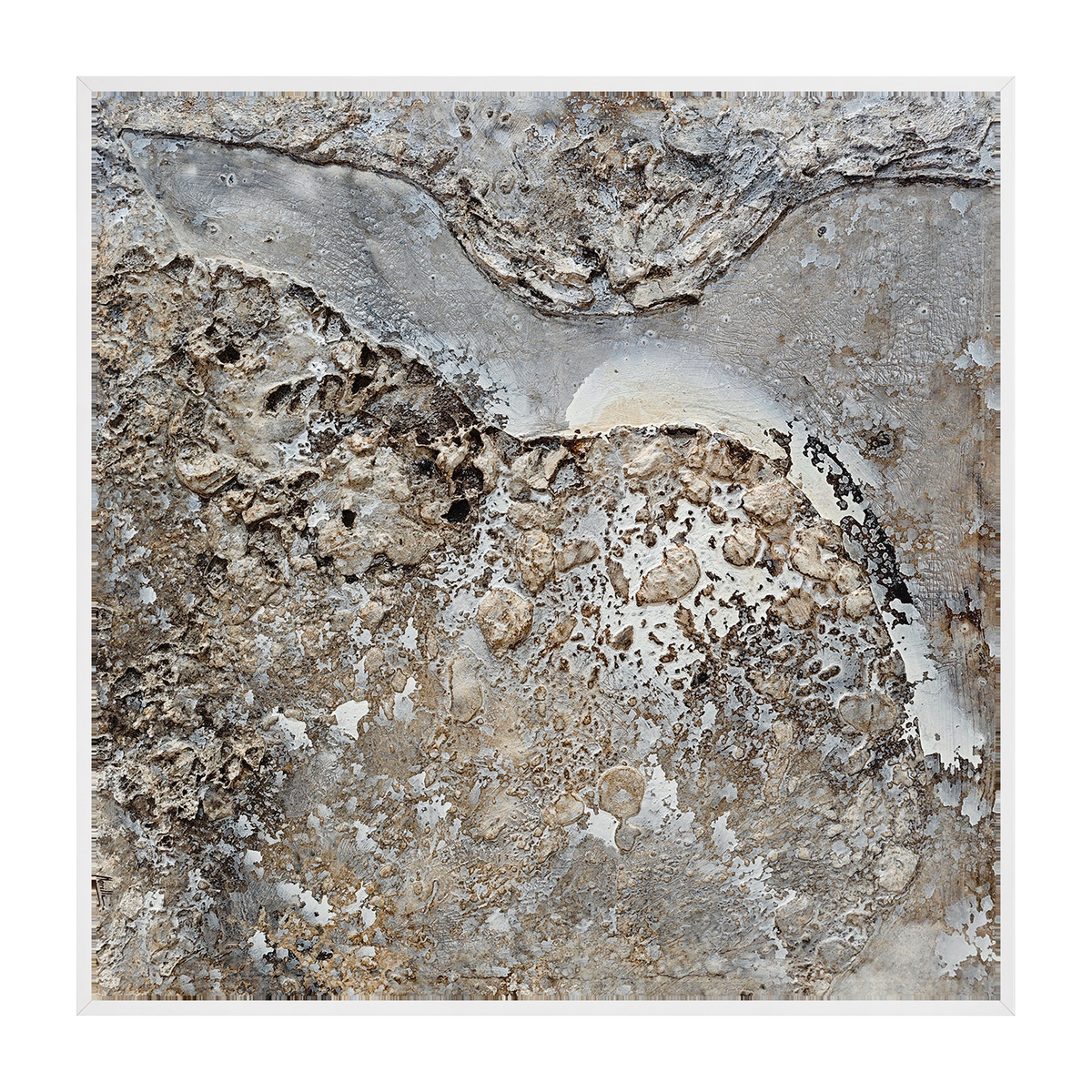 Tramonti Canvas Artwork — White