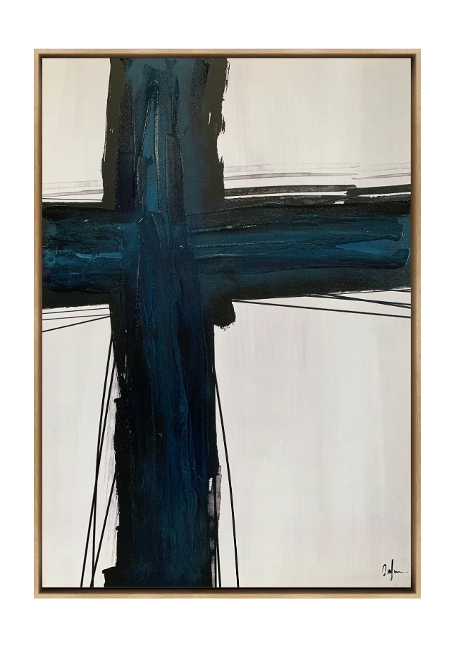 traverse 1 canvas artwork — Oak