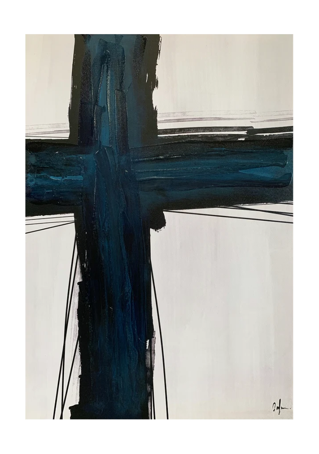 traverse 1 canvas artwork — Without Frame