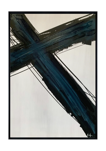 traverse 2 canvas artwork — Black