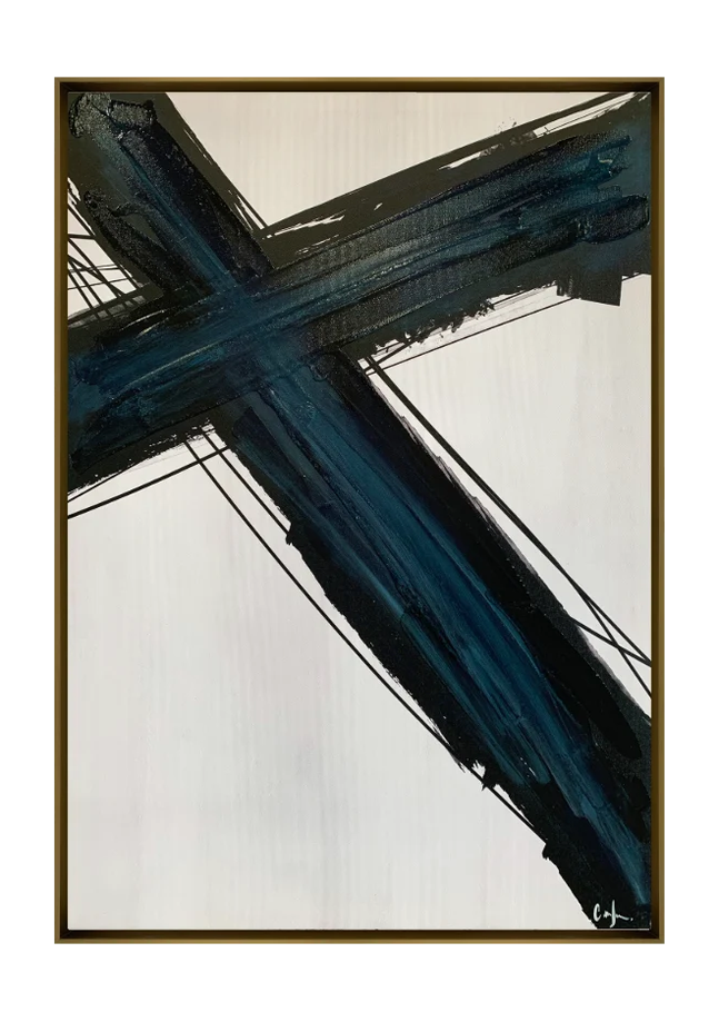 traverse 2 canvas artwork — Golden