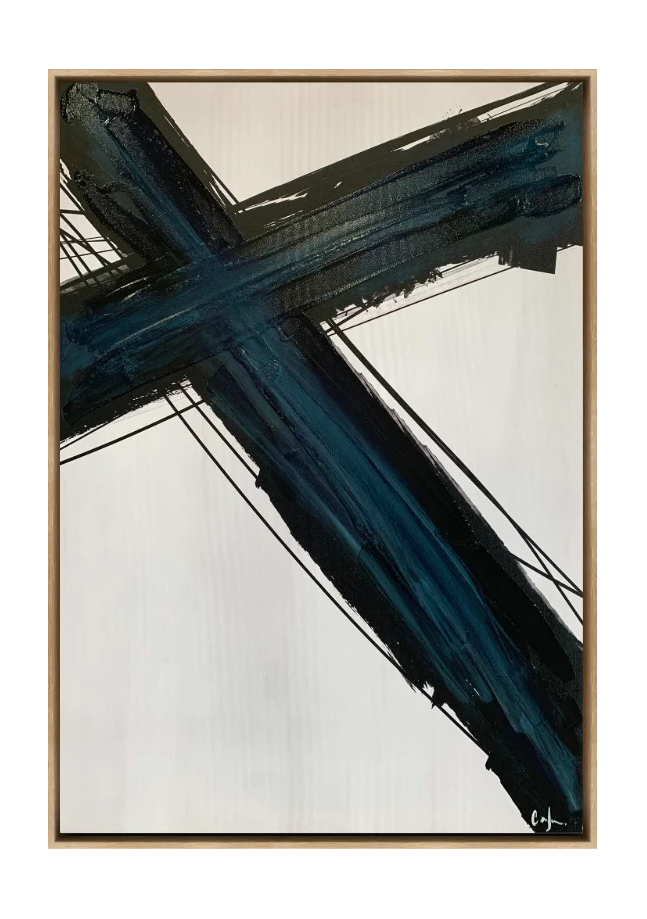 traverse 2 canvas artwork — Oak