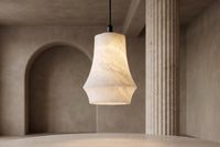 The Tulipe Alabaster Pendant Light