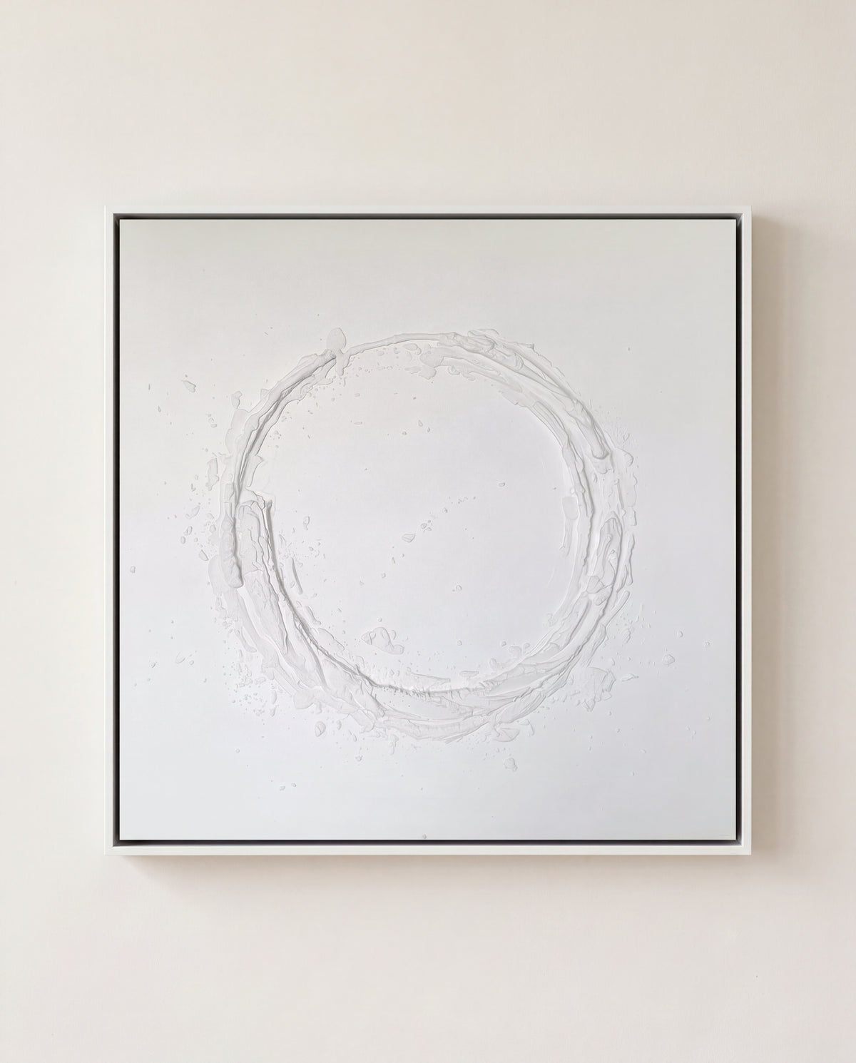 Vesari Canvas Artwork styled in a calm, modern interior