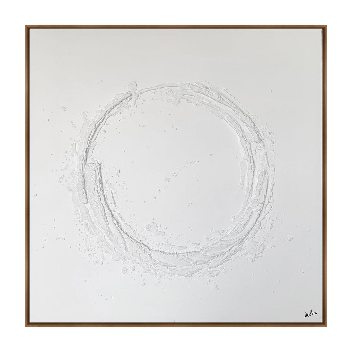 Vesari Canvas Artwork — Walnut
