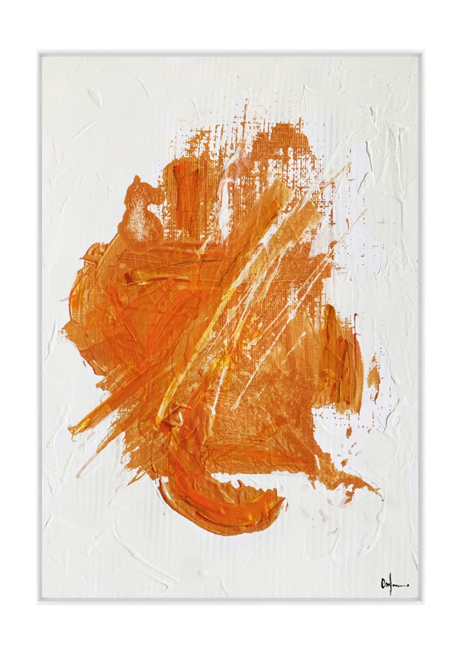 Vetra 2 canvas artwork — White