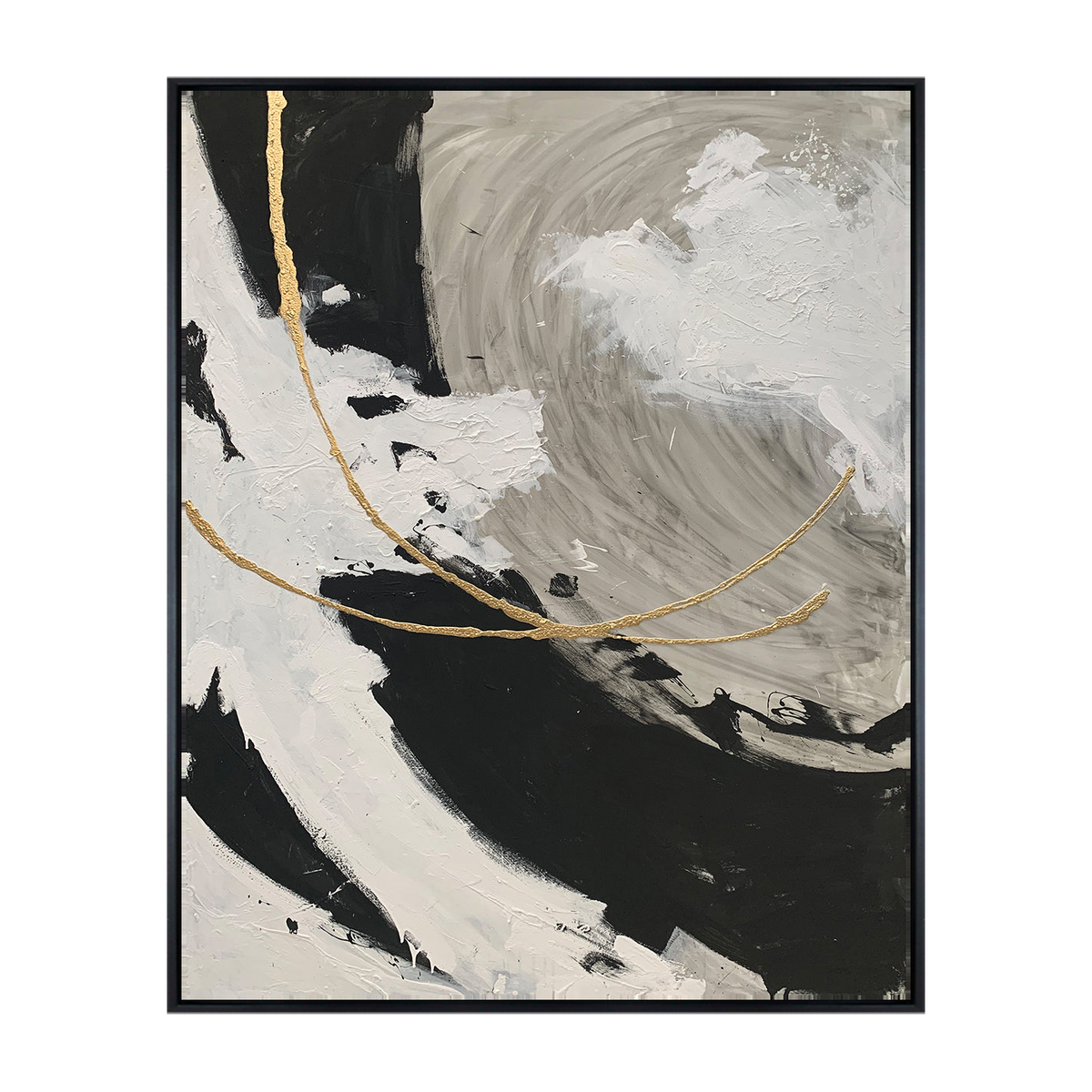 Via Orla Canvas Artwork — Black