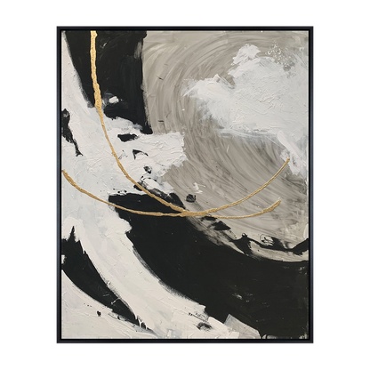 Via Orla Canvas Artwork — Black