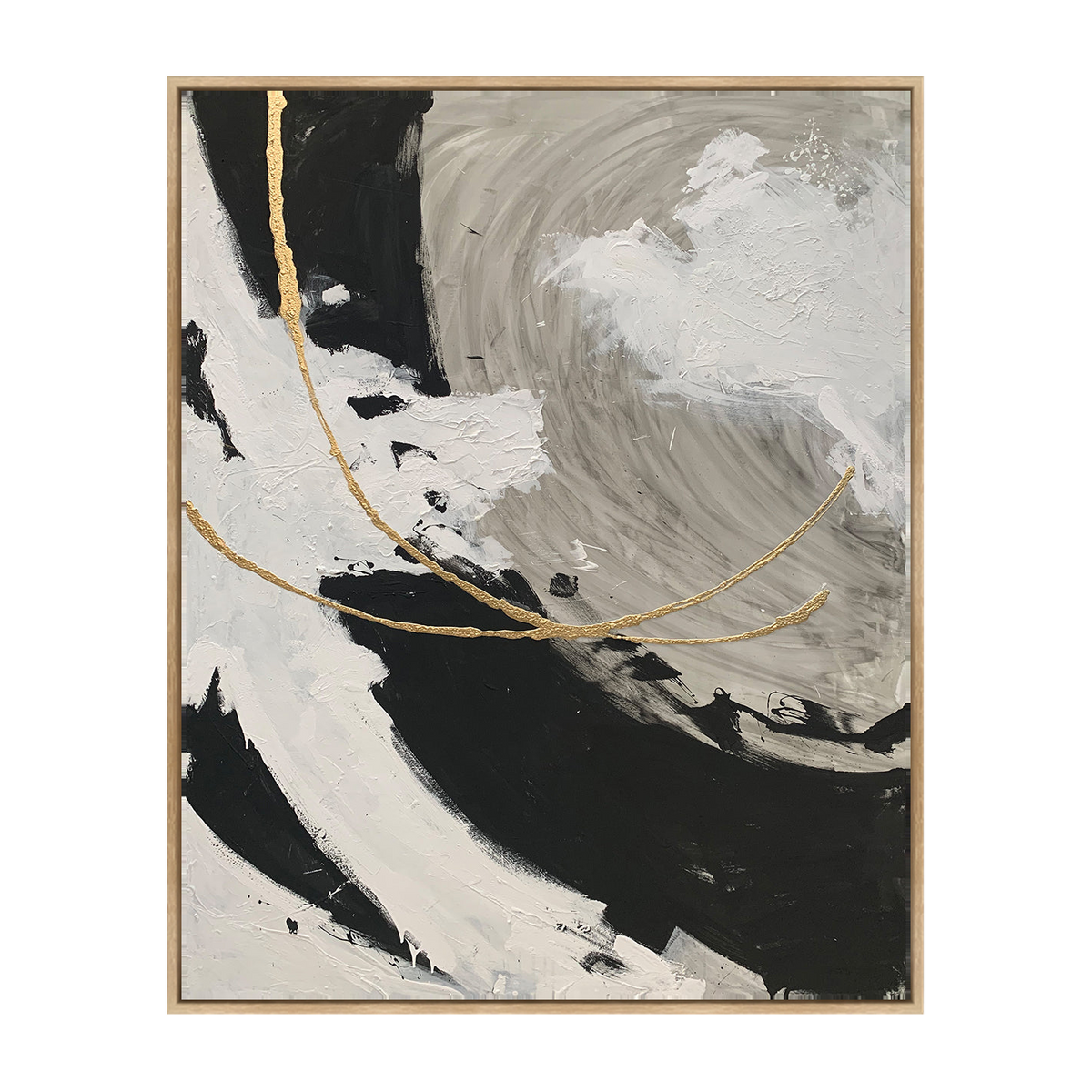 Via Orla Canvas Artwork — Oak