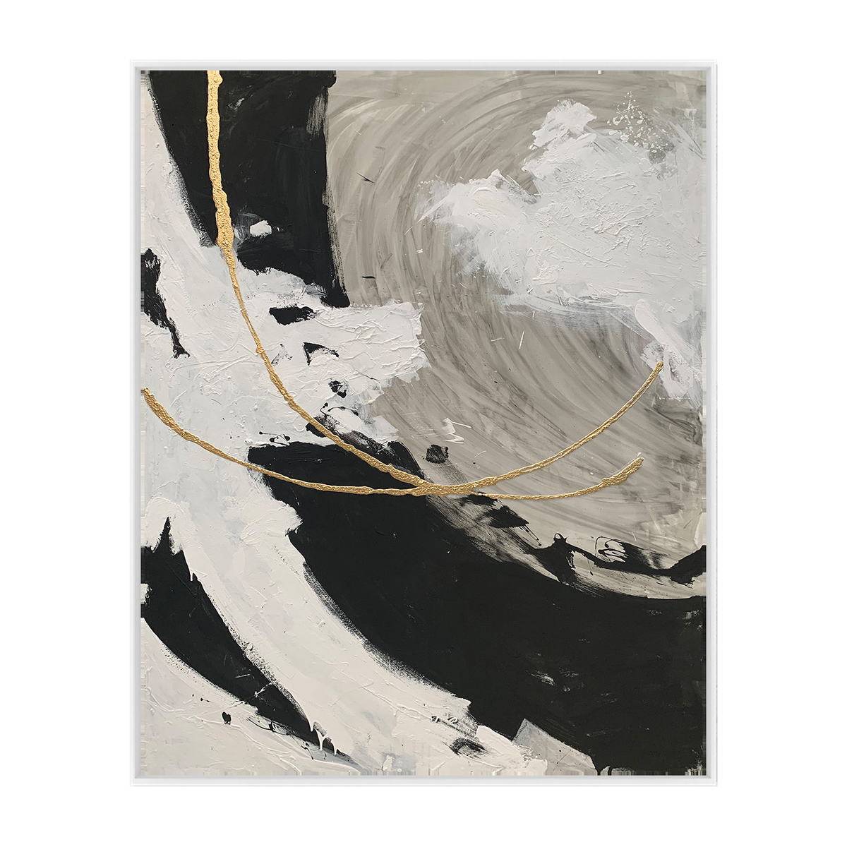 Via Orla Canvas Artwork — White