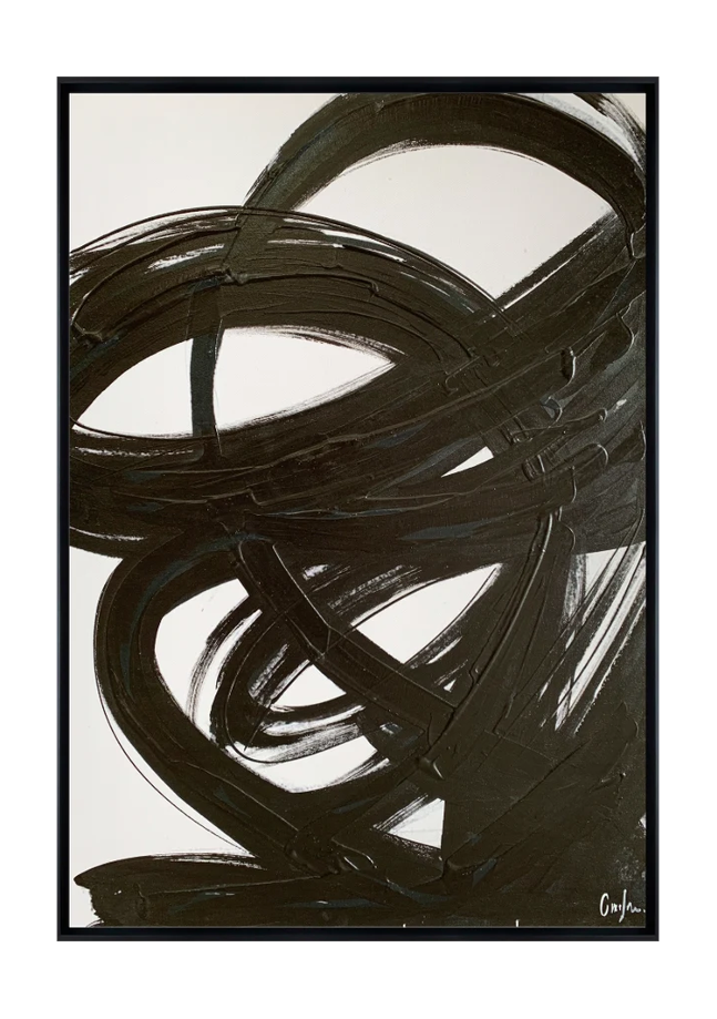 virella canvas artwork — Black